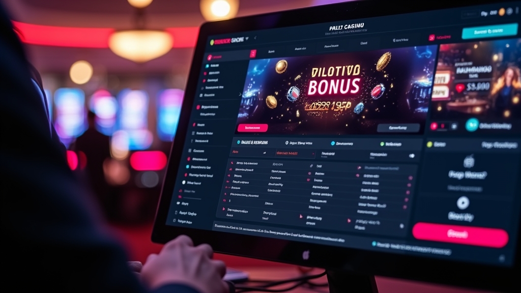 Usuario revisando el bono desde su cuenta en un casino online