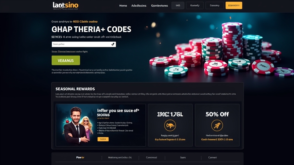Código promocional y promociones para jugadores habituales en una interfaz de casino